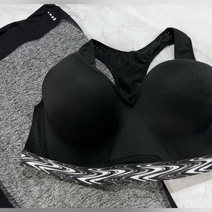 Lands end Capri leggings and sports bra